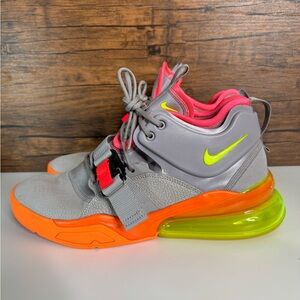 Nike Air Force 270 Sherbert Gray/Orange Shoes
